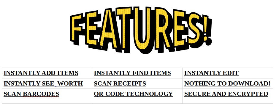 Life Inventory feature summary